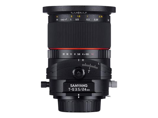 Обектив Samyang Tilt/Shift 24mm f/3.5 ED AS UMC за Fujifilm X-mount