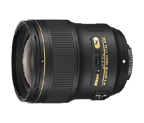 Обектив Nikon AF-S Nikkor 28mm f/1.4E ED