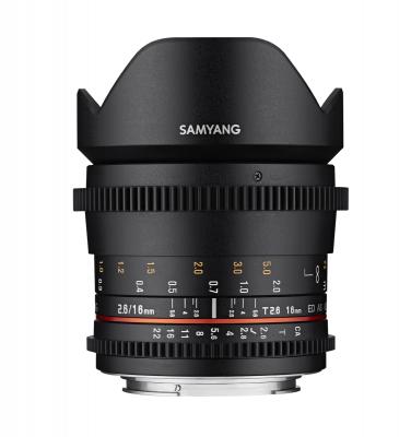 Обектив Samyang 16mm T2.6 VDSLR II ED AS UMC за Canon