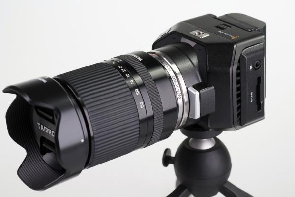 Комплект Action камера - Blackmagic Micro Cinema Camera+обектив Tamron 14-150 и батерия и зарядно Const LP-E6
