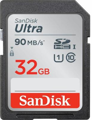 Памет SDHC SanDisk Ultra 32GB (90MB/s)
