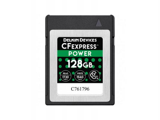 Карта памет Delkin Devices POWER CFexpress 128GB + Card Reader USB 3.2