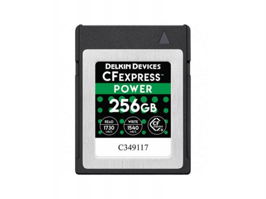 Карта памет Delkin Devices POWER CFexpress 256GB + Card Reader USB 3.2