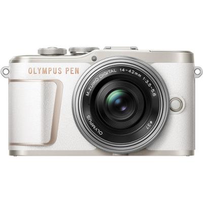 Фотоапарат Olympus PEN E-PL10 (бял) + Обектив Olympus ZD Micro 14-42mm f/3.5-5.6 EZ ED MSC