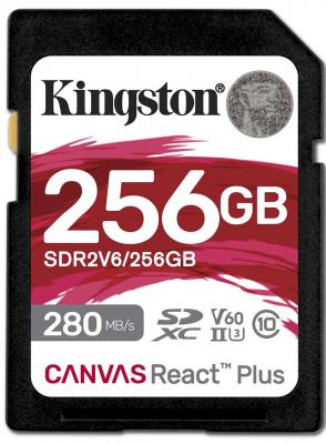 Карта памет Kingston Canvas React Plus V60 256GB SDXC Class 10