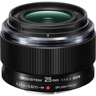 Обектив OM SYSTEM (Olympus) M.Zuiko Digital 25mm f/1.8 II MSC