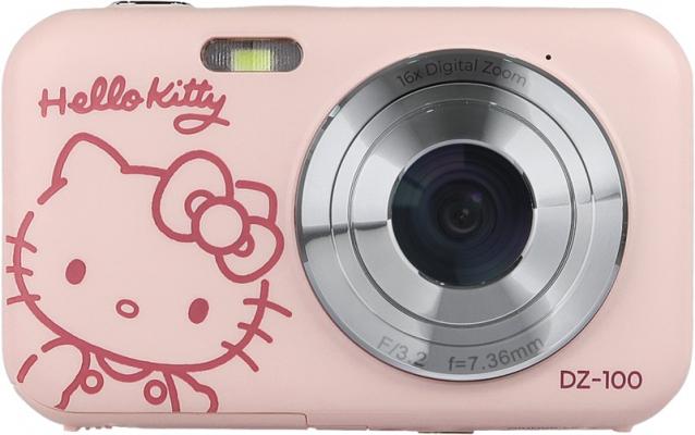 Компактен фотоапарат Yashica Hello Kitty DZ-100 (розов)