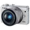 Фотоапарат Canon EOS M100 тяло + Обектив Canon EF-M 15-45mm f/3.5-6.3 IS STM White
