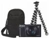 Фотоапарат Canon Powershot SX740 HS Lite Travel Kit (черен)