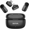 Безжична микрофонна система Boya Mini USB-C DI (черна)
