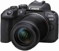 Фотоапарат Canon EOS R10 тяло + обектив Canon RF-S 18–150mm F3.5–6.3 IS STM + Обектив Canon RF 35mm f/1.8 IS Macro STM