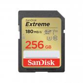 Памет SanDisk Extreme 256GB SDXC UHS-I U3 C10 V30 180MB/s