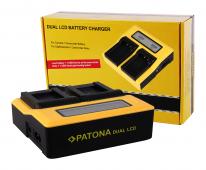 Двойно зарядно устройство Patona за Li-Ion батерия Fujifilm  NP-W126 LCD