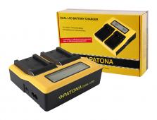 Двойно зарядно устройство Patona за Li-Ion батерия Sony  NP-FZ100 LCD