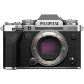 Фотоапарат Fujifilm X-T5 - тяло (сребрист) + 
