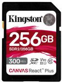 Карта памет Kingston Canvas React Plus V90 256GB SDXC Class 10