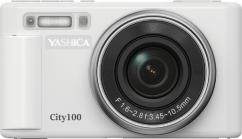 Компактен фотоапарат Yashica City 100 (бял)