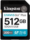Карта памет Kingston Canvas Go! Plus Gen4 512GB SDXC Class 10