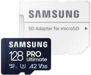 Карта памет Samsung PRO Ultimate 128GB (2023) microSDXC Class 10 + aдаптер